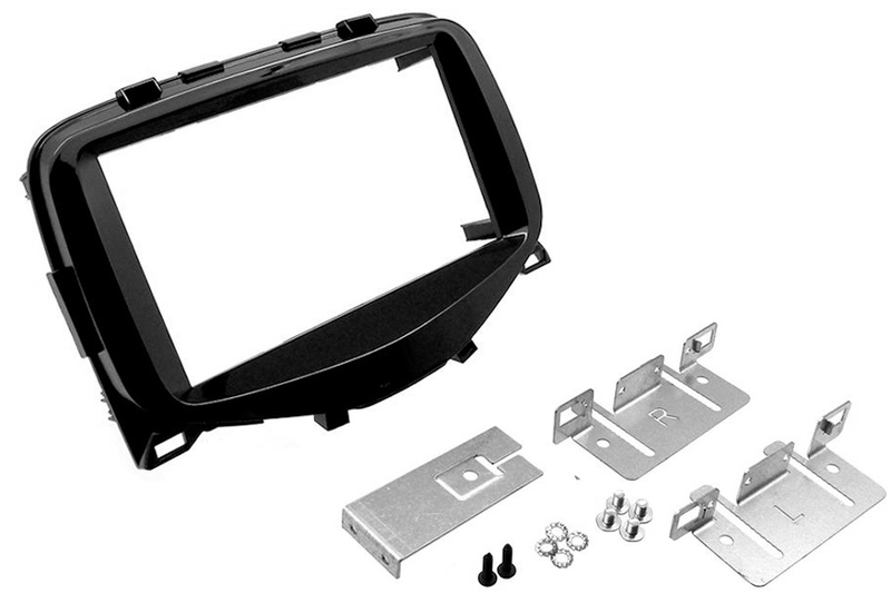 Citroen C1/Peugeot 108/Toyota Aygo (14-21) Double DIN fitting kit (WITH SWC & CAMERA RETENTION)