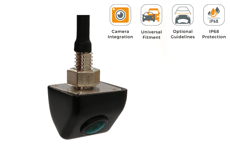 Universal fixed screw thread (Under hang) rear view camera and 5 inch standalone monitor kit
