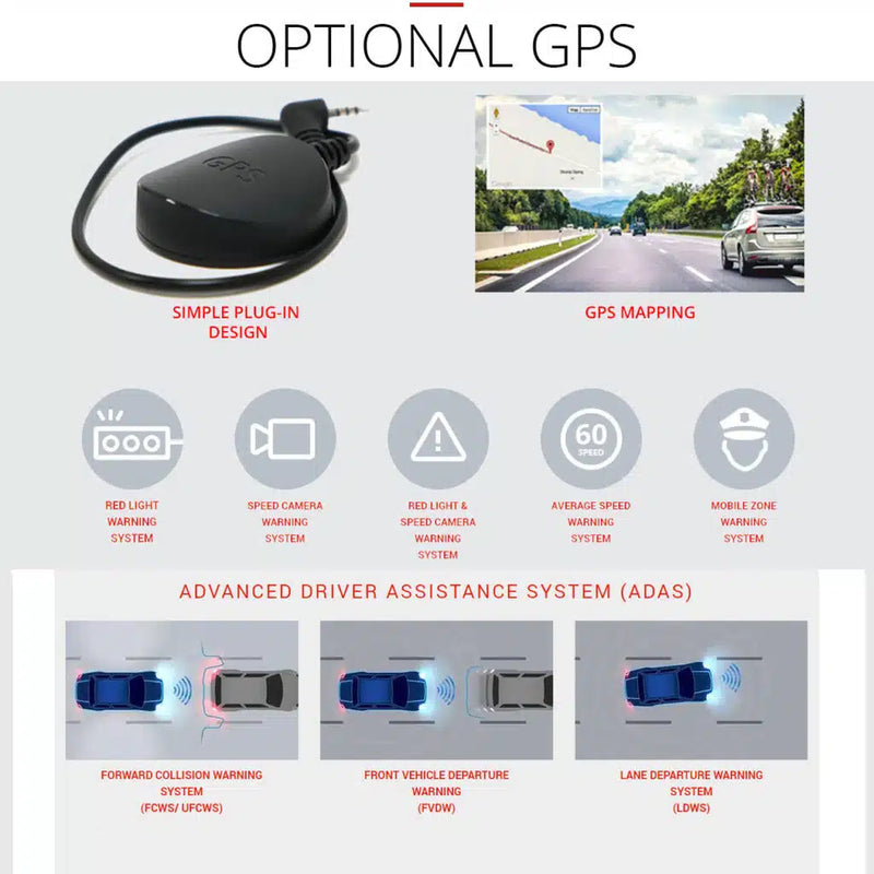 Thinkware Front and Rear Dash Cam Q200 2CH