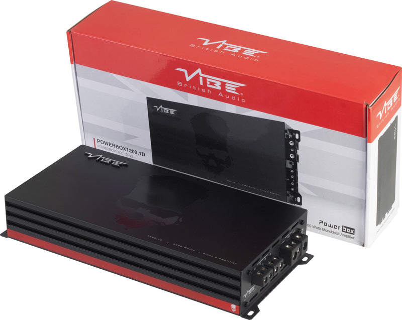 VIBE POWERBOX1200.1D-V3 1200 watts Monoblock Car Amplifier