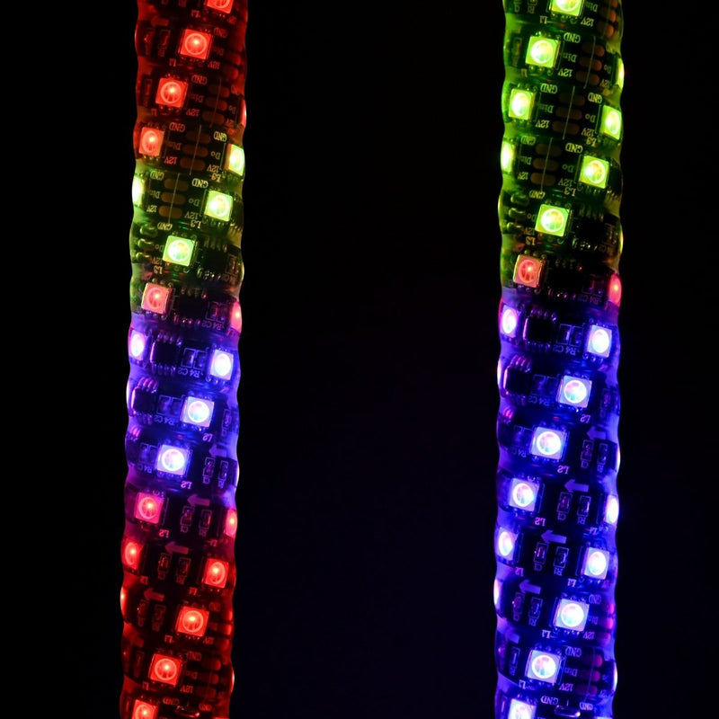 4 Foot Dynamic RGB Whip Light SPXDW4