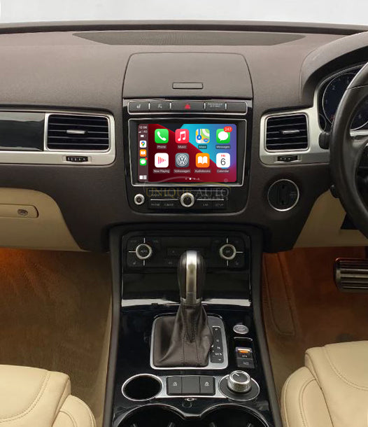 Wireless Apple CarPlay Android Auto Interface for VW Touareg MK2 RNS850 2010-2018
