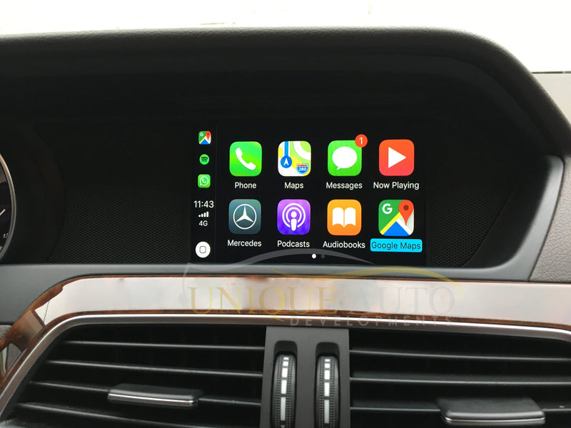 Wireless Apple CarPlay Android Auto Interface for Mercedes 2011- 2015