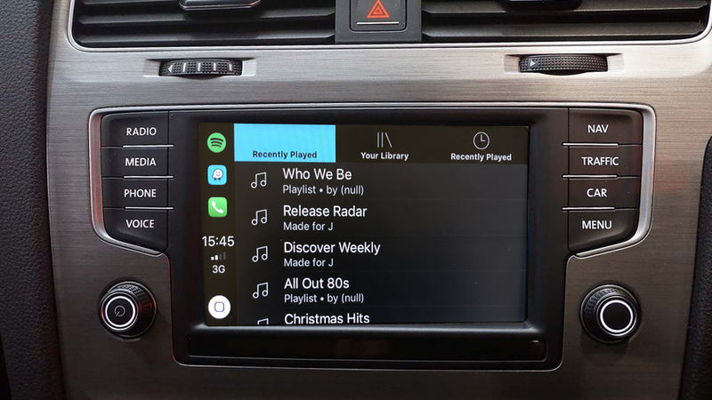 Wireless Apple CarPlay Android Auto Interface for VW MIB 1/MIB 2 Golf MK7 Passat Polo
