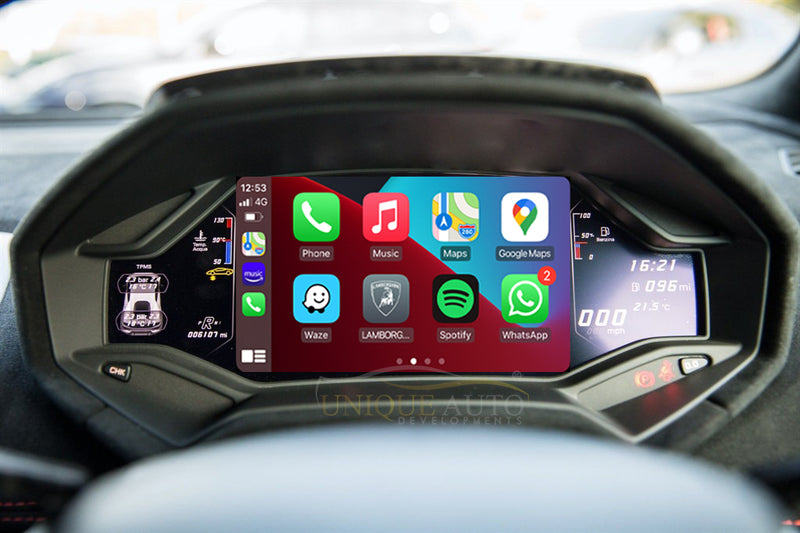 Wireless Apple CarPlay Android Auto Interface for Lamborghini Huracan 2014-2019
