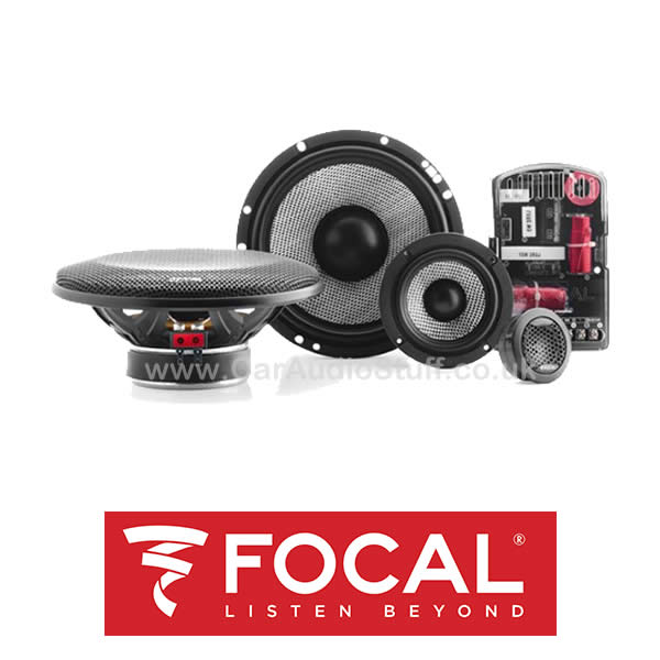 Focal Access Range 6.5'' (165mm) 3-Way component Speaker set with Grilles - 165-AS-3 by Focal - CarAudioStuff