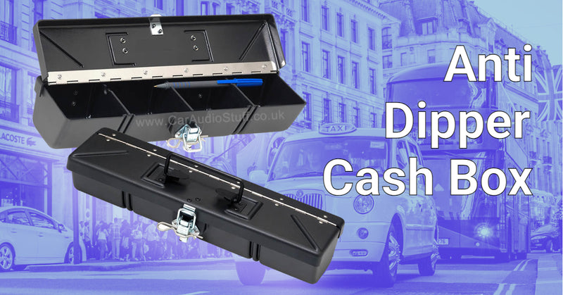 Bus Coach Cashbox Till - Anti Dipper 4 Compartment Cash Box CASHBOX-F by C-KO - CarAudioStuff