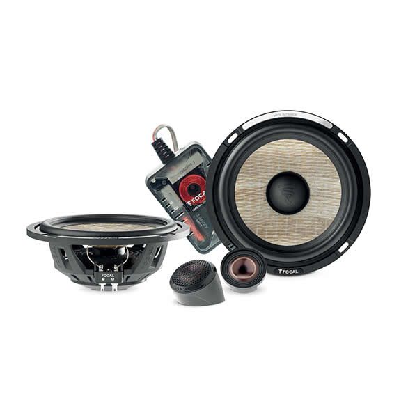 Focal Flax Evo 6.5'' (165mm) 2-Way slim mounting component Speaker set with Grilles - PS-165FSE by Focal - CarAudioStuff
