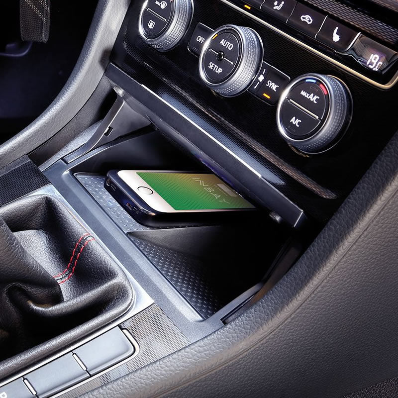 Wireless charging pocket - VW Golf MK7 by Connects2 - CarAudioStuff