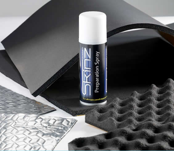 Skinz Prep Spray Car Speaker Damping Degreaser 200ml by Skinz - CarAudioStuff