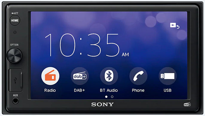 Sony 6.2" Double DIN 6.2" (15.7cm) Bluetooth DAB and WebLink XAV-1550D by Sony - CarAudioStuff