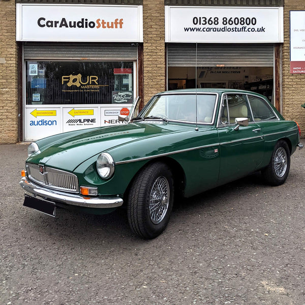 Classic car stereo that will make your MGB sound better than ever before!