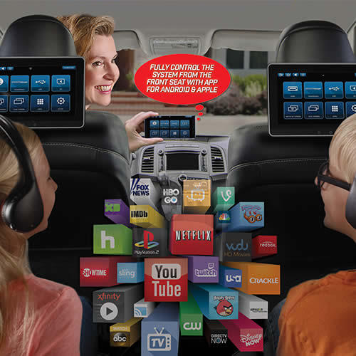 Introducing the Ultimate In-Vehicle Entertainment Experience: The 10.1" Seatback System ROSSBA1-R2
