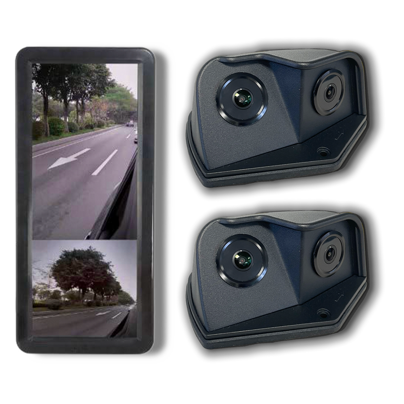 12.3" Pillar Monitor & Left & Right Twin Camera - PS123MCAM-LR