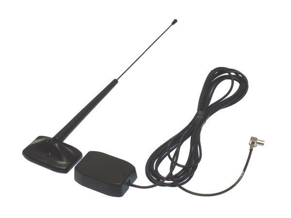DAB external glass mount whip antenna +15db