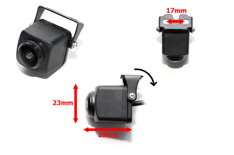 Universal car/ vehicle 190 degree front & rear view camera with adjustable bracket (NTSC) - CA-409