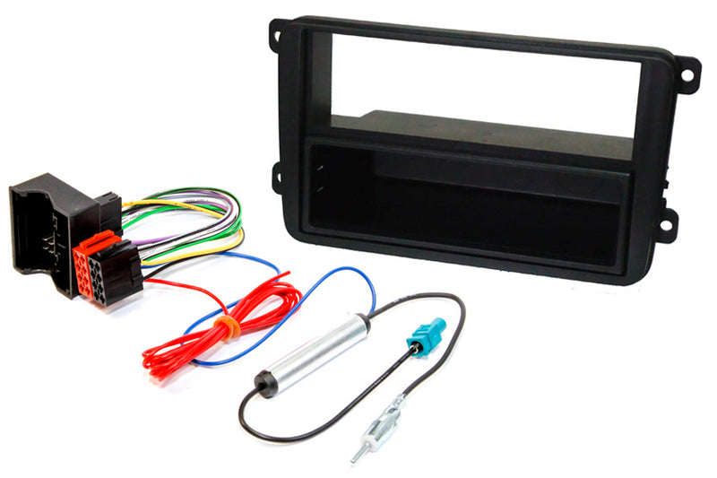 Volkswagen Single/Double DIN stereo upgrade fitting kit (HARDWIRE IGNITION) - FK-172