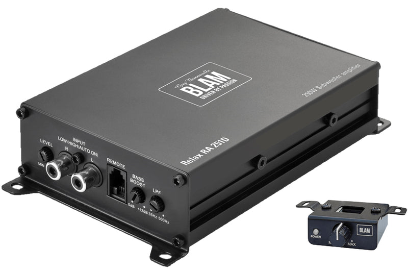 BLAM Ultra-compact D Class 1 x 250W monoblock amplifier (OEM Compatible)