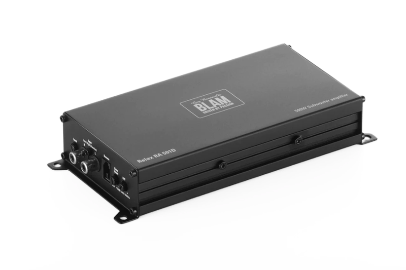 BLAM RELAX RA 501 D Ultra-compact Class-D 1-Channel (Monoblock) 500W amplifier (OEM Compatible)