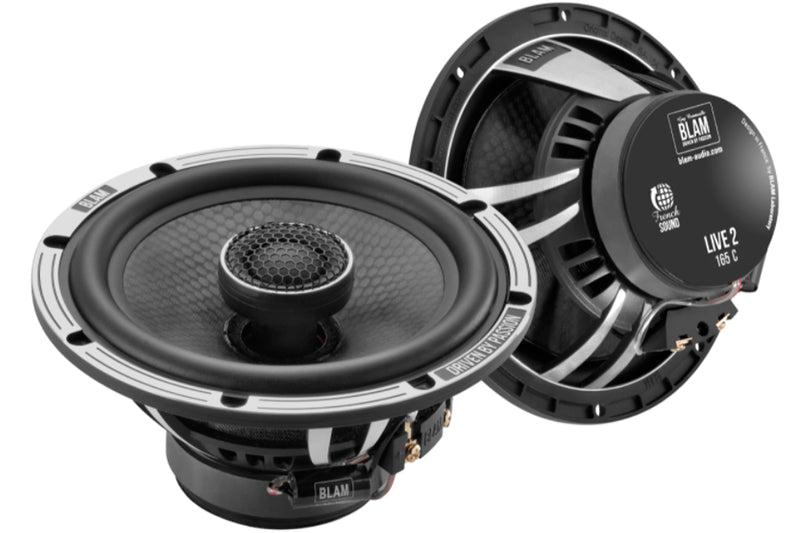 BLAM LIVE ACOUSTIC 165mm (6.5 inch) High fidelity 140W coaxial speakers (PAIR)