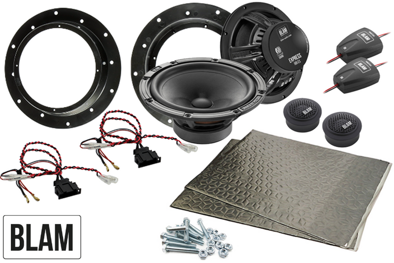 VW/ Skoda 165mm (6.5 Inch) complete BLAM EXPRESS speaker upgrade fitting kit
