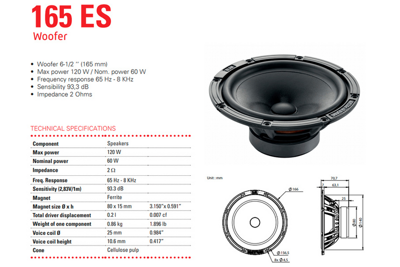 VW, Seat, Skoda, 165mm (6.5 Inch) complete BLAM EXPRESS speaker upgrade fitting kit