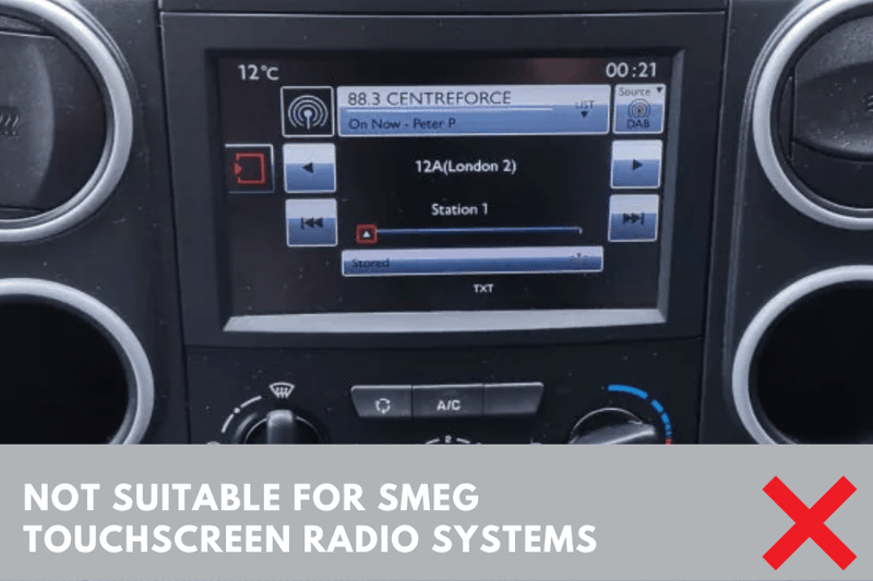 Citroen Berlingo, Peugeot Partner (2008-2018) Double DIN stereo upgrade fitting kit (WITHOUT SWC)