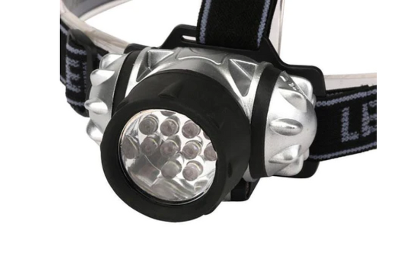LED head torch with 12 high intensity LEDs