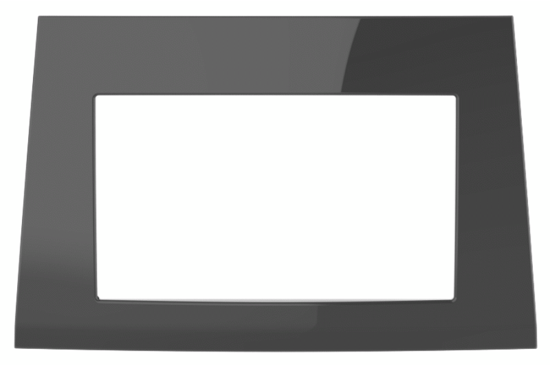 Jeep Commander (2006-2007) without OEM factory navigation Double DIN Car Radio Fascia (GREY)