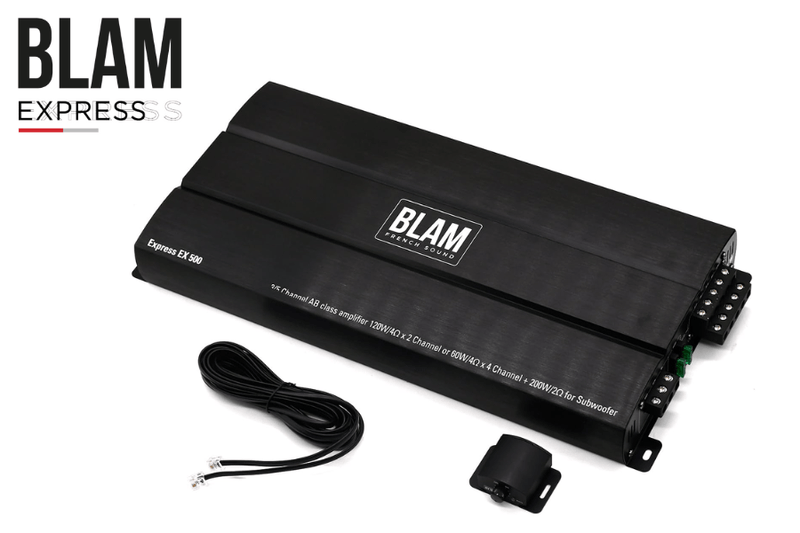 BLAM EXPRESS EX500 5-Channel AB-Class amplifier 400 watts RMS (OEM Compatible)