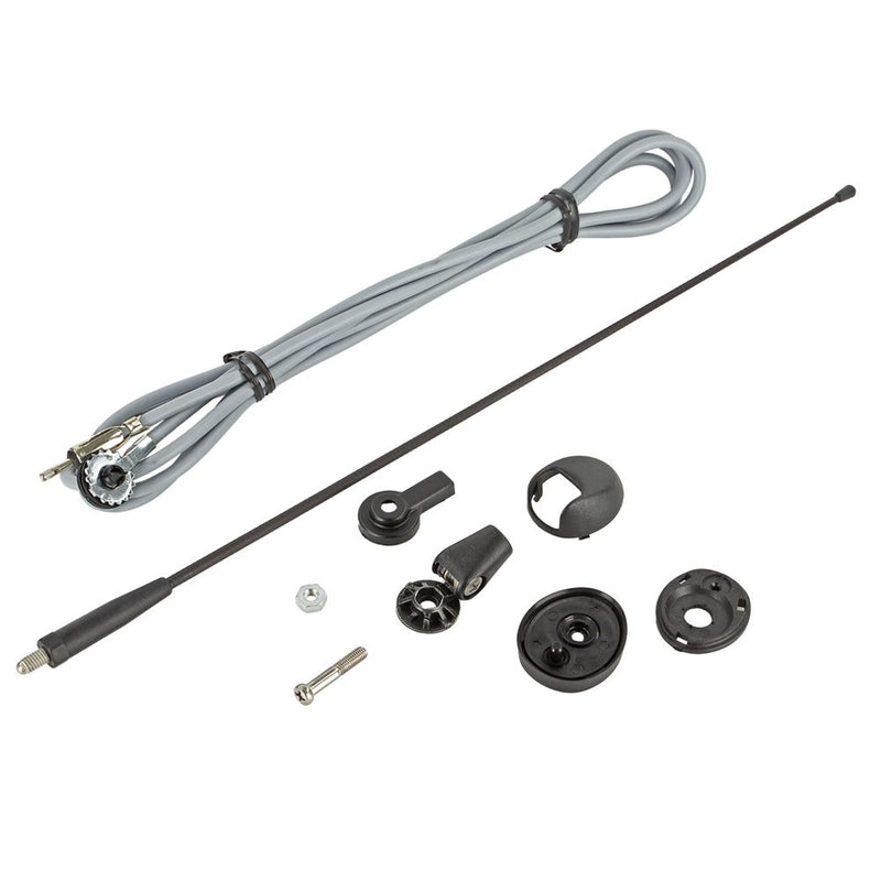 AM/FM Universal Front Roof mount antenna with 2.45m Coaxial Lead