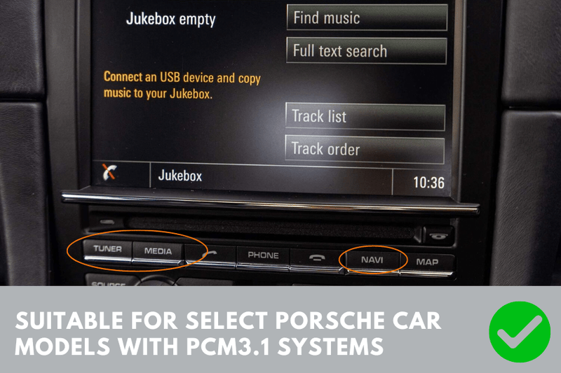 Porsche 911, Boxster, Cayman (2012-16) Double DIN stereo upgrade fitting kit (PCM3.1/STANDARD AUDIO)