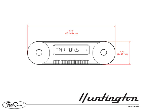 Retrosound Huntington DAB Digital Classic Spindle Style Radio with Bluetooth USB