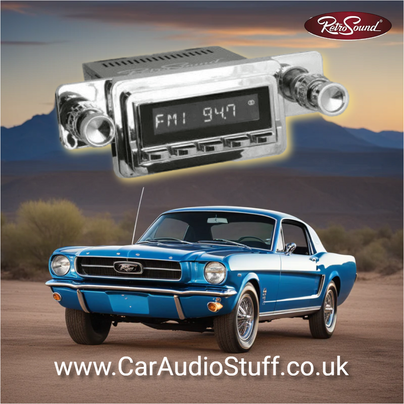 Ford Mustang 64-66 San Diego DAB Radio Bluetooth USB Aux