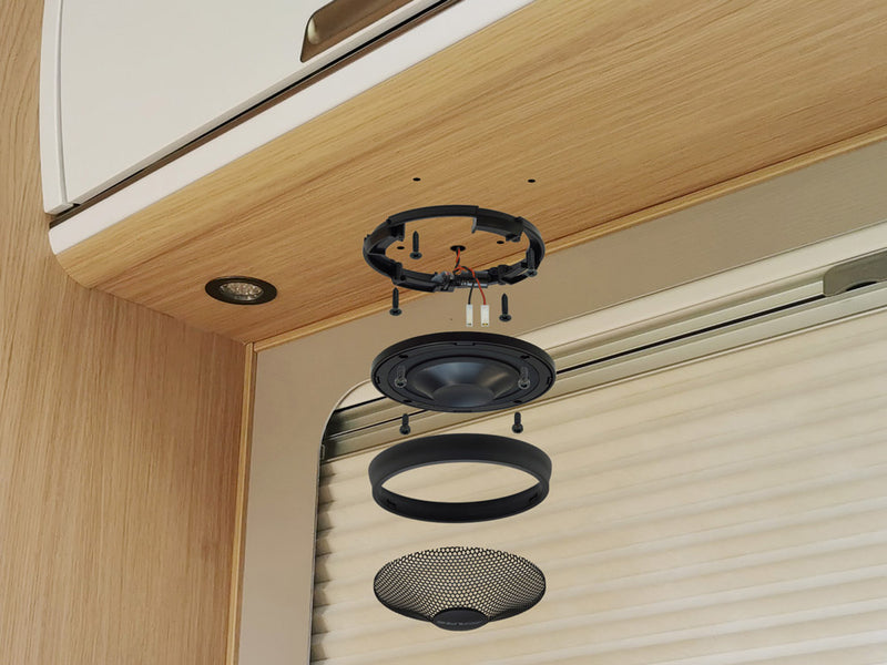 12cm Universal Radial Speakers for Motorhome / Camper rear cabins