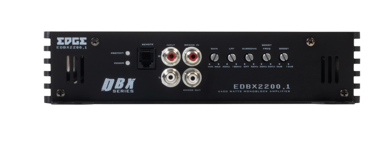 Edge Car Amplifier 4400 Watts Max Monoblock Class D Amplifier EDBX2200.1