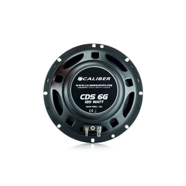 Caliber 6.5" (165 mm) 3-Way Coaxial Speakers with Grills
