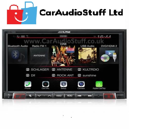 Alpine 7" Digital Media Station with CarPlay and Android Auto - iLX-702D