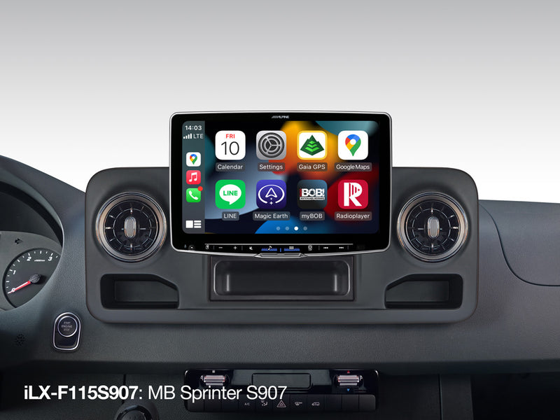 Alpine Halo11 Apple CarPlay Android Auto Headunit with 11" Screen iLX-F115S907