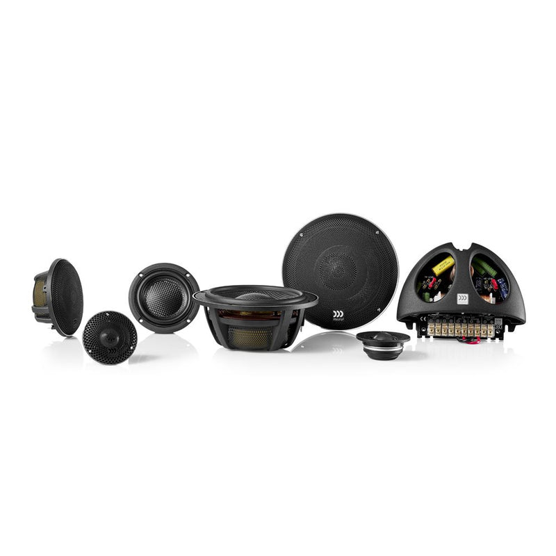 Elate Carbon Pro 6.5" (165 mm) 3-Way Component Speaker Set