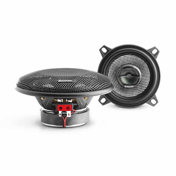 Focal Access Range 4 inch (10cm) 2-Way Coaxial Speaker set with Grilles - 100-AC by Focal - CarAudioStuff