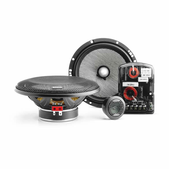 Focal Access Range 6.5'' (165mm) 2-Way component Speaker set with Grilles - 165-AS by Focal - CarAudioStuff