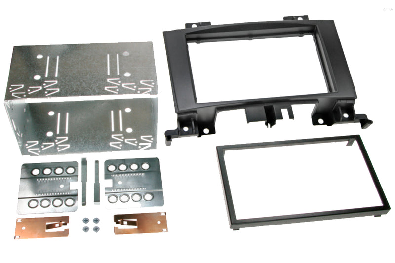 Mercedes Sprinter (07-18), Volkswagen Crafter (06-16) double DIN radio fascia cage kit by InCarTec - CarAudioStuff