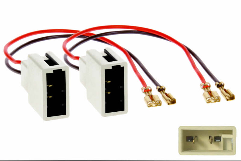Scion, Subaru, Toyota aftermarket speaker adapter cables (PAIR)