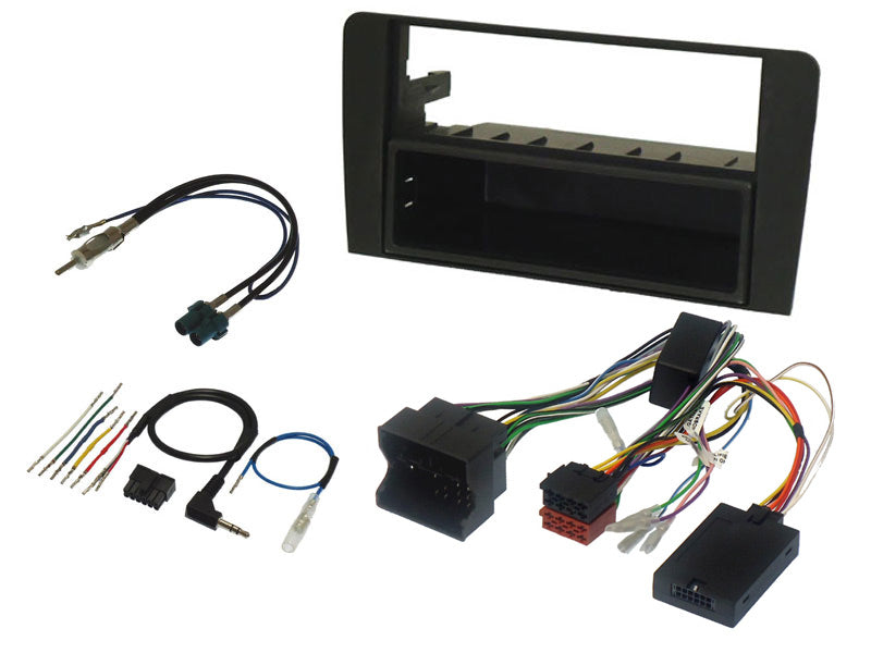 Audi A3 8P single and double din stereo upgrade kit, steering wheel control and CANbus ignition by InCarTec - CarAudioStuff