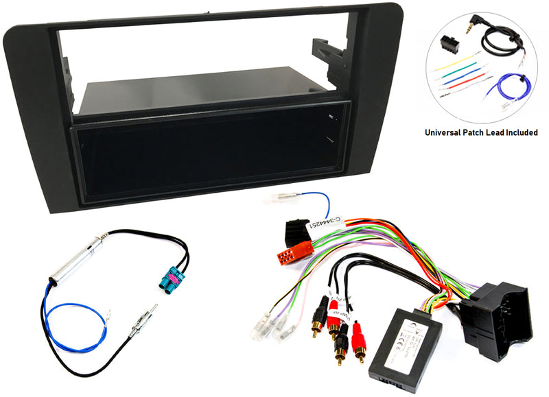 Audi A3 (8P) (2006-2013) Single/Double DIN fitting kit with SWC (FULLY AMPLIFIED SYSTEMS)