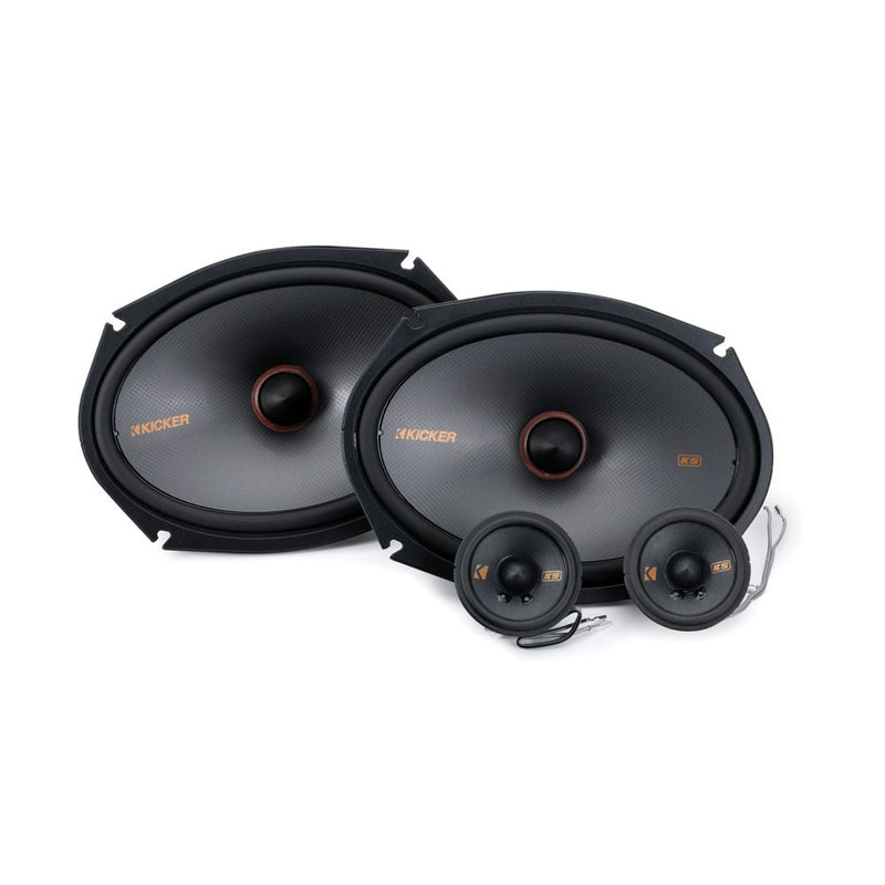 Ks 6x9" (160 X 230mm) 2-Way Component Speaker System Kicker by Kicker - CarAudioStuff