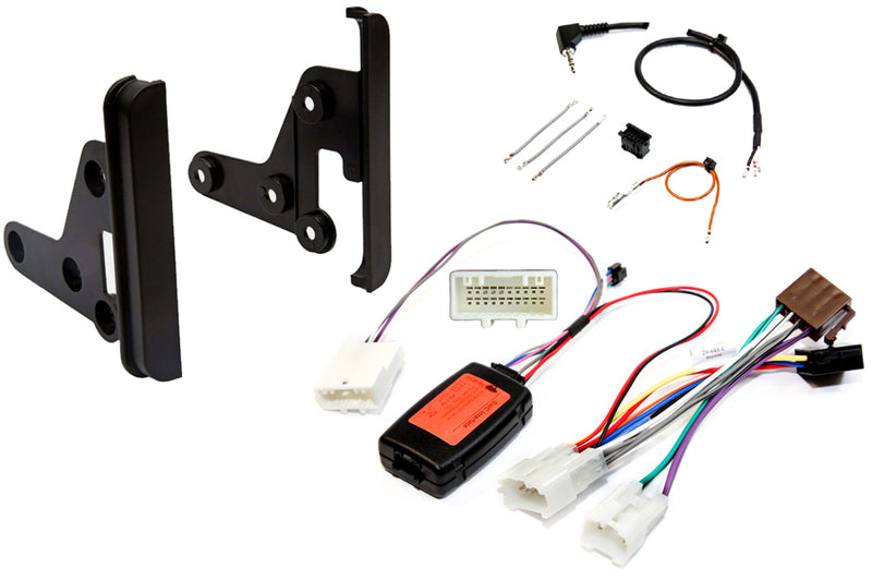 Toyota (Various Models) Double DIN stereo upgrade fitting kit with Steering Wheel Controls