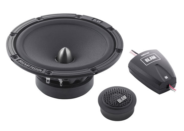 BLAM 16.5cm 2-Way Component Speaker & Amp bundle by Blam - CarAudioStuff