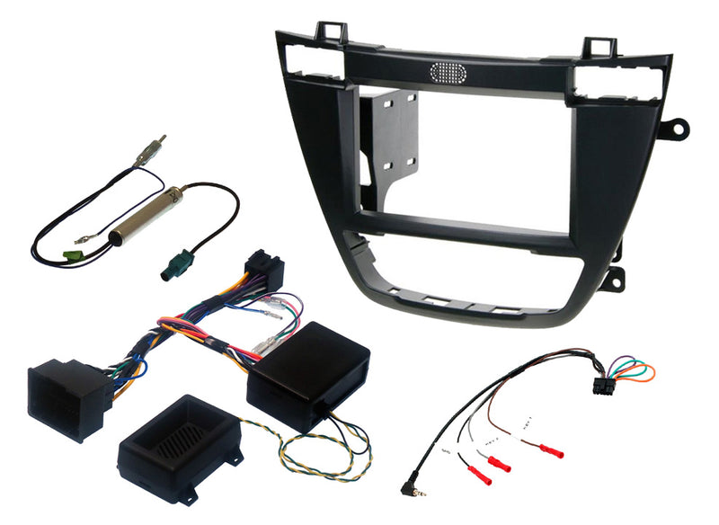 Vauxhall Insignia Double DIN stereo fitting kit with steering control interface by InCarTec - CarAudioStuff